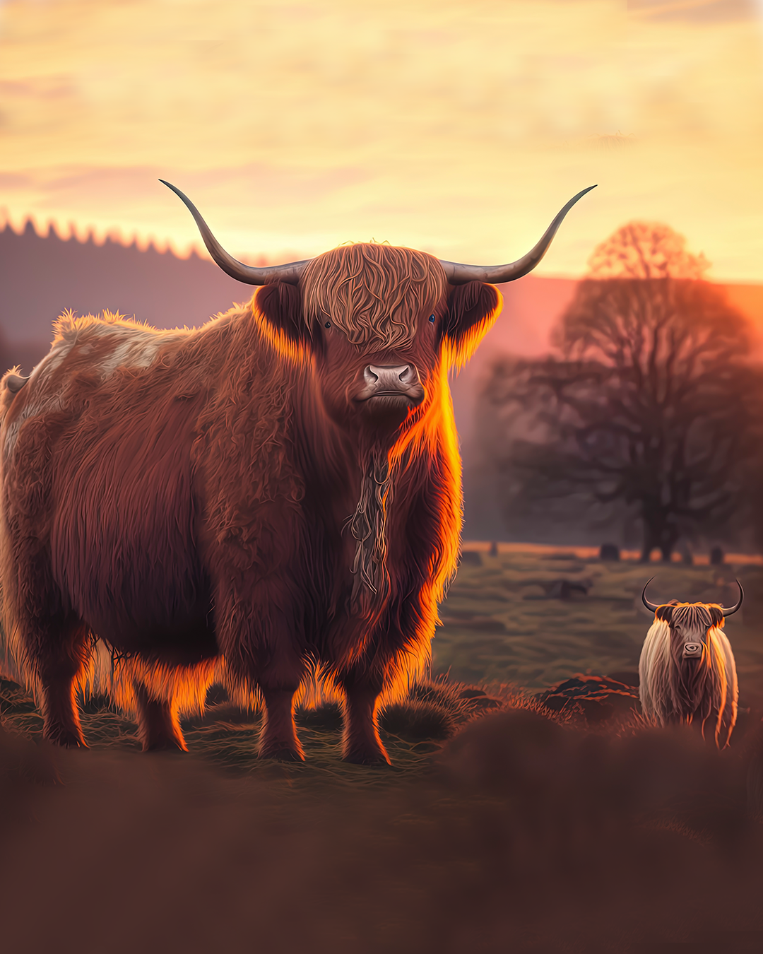 Highland cattle🦬