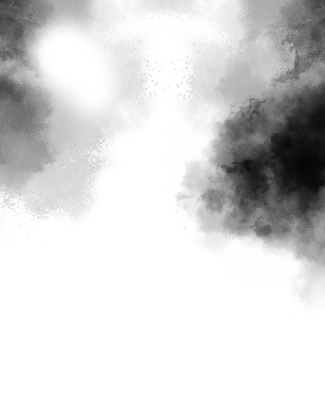 Black smoke rising up effect