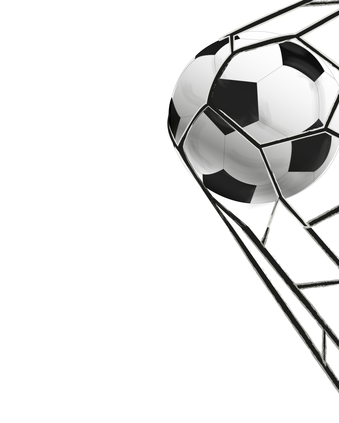 Football ball goal template⚽