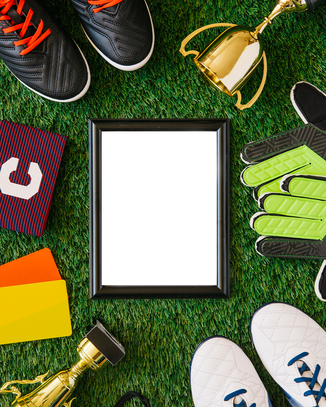 Green grass frame