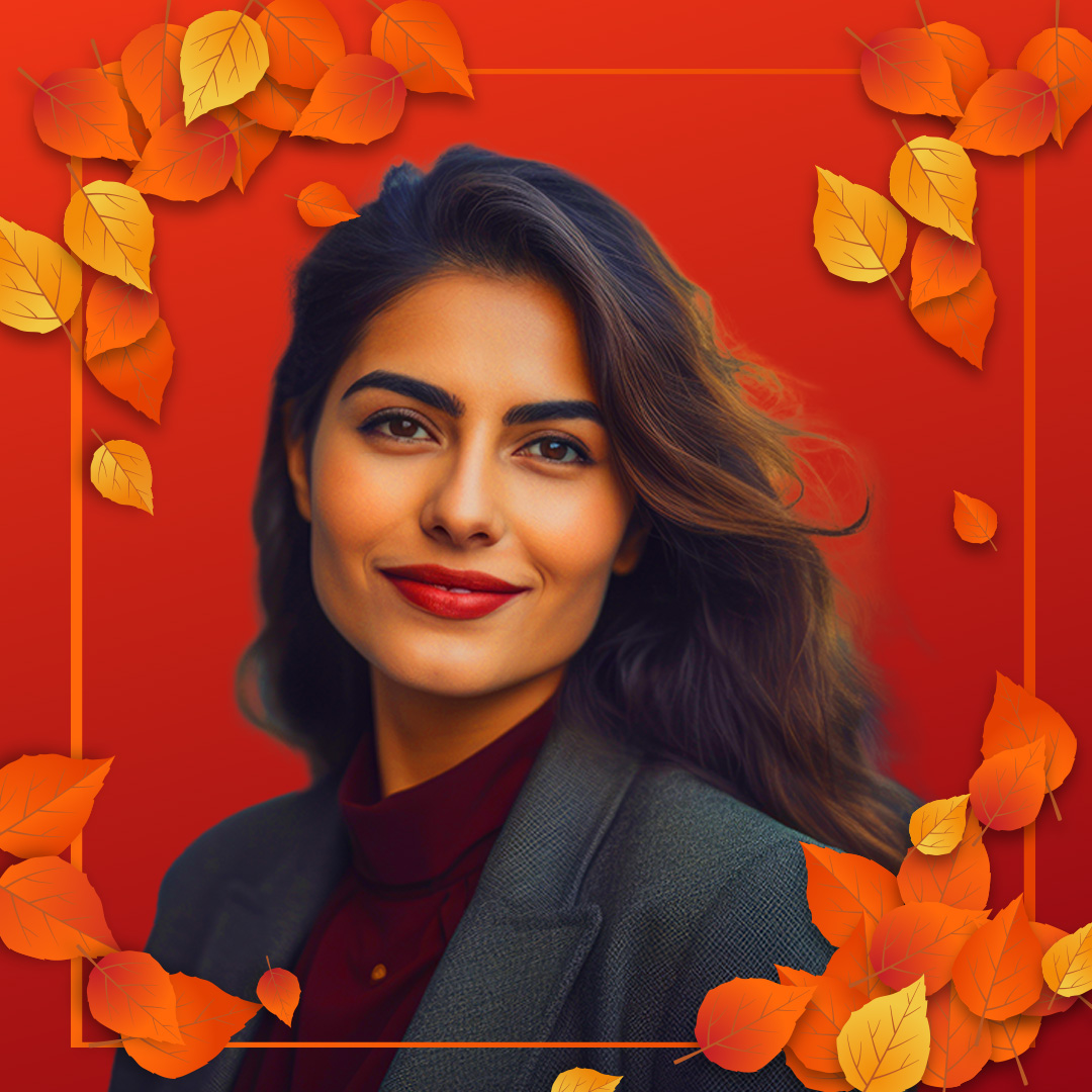 Autumn leaves frame🍁🍂