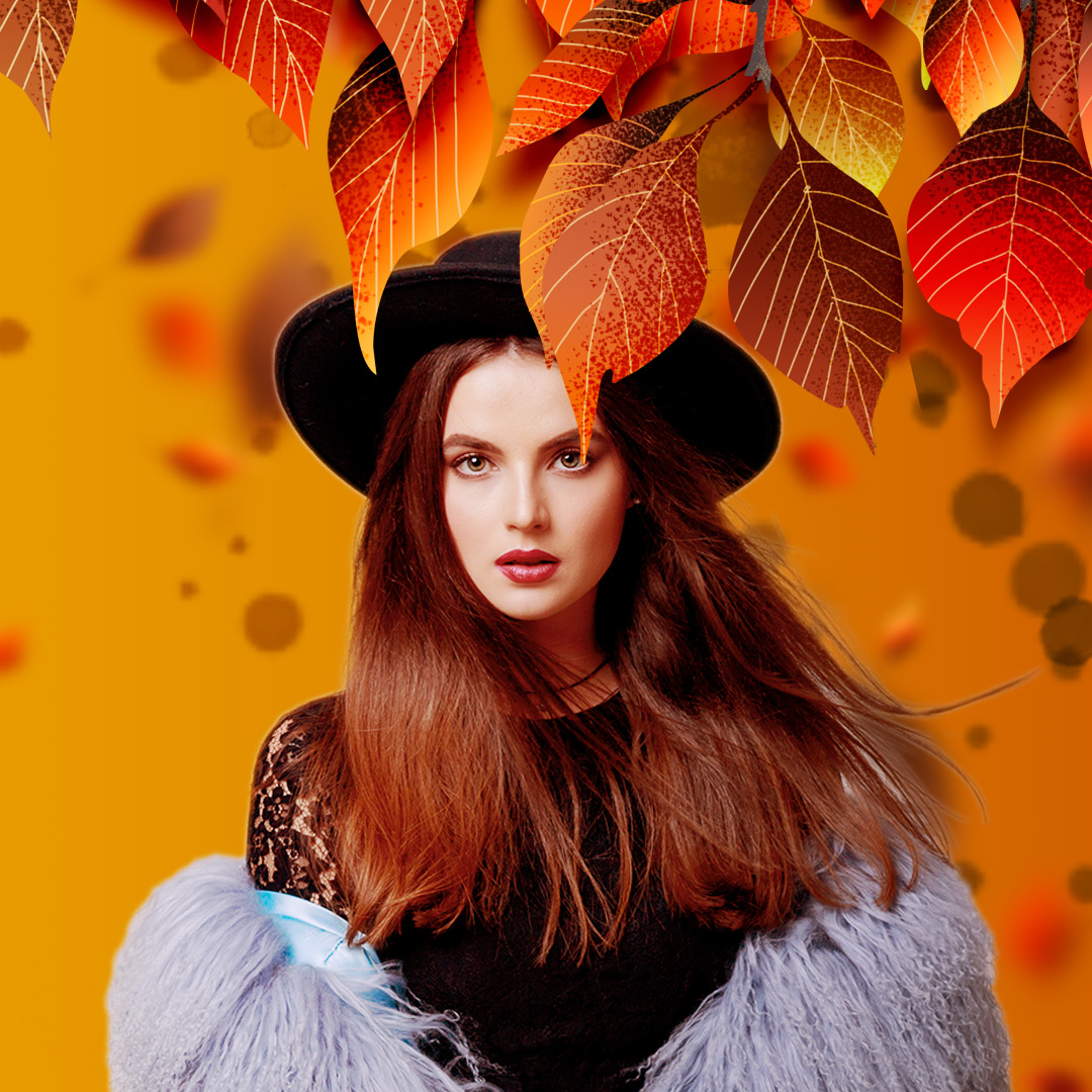 Autumn falling leaves🍂