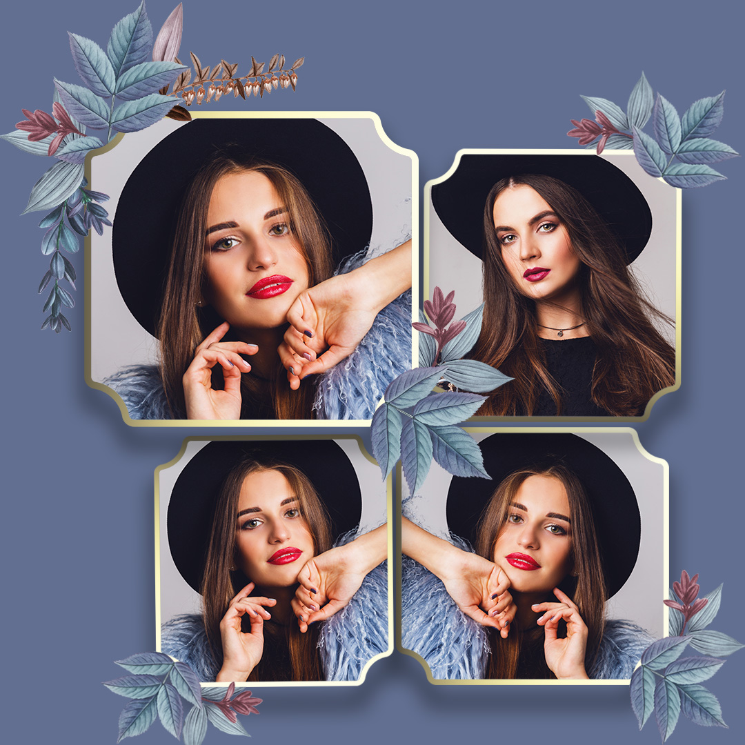 Floral frame design🍀