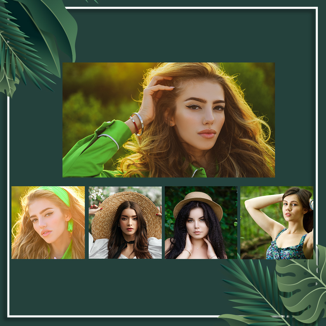 Beautiful tropical frame🍃