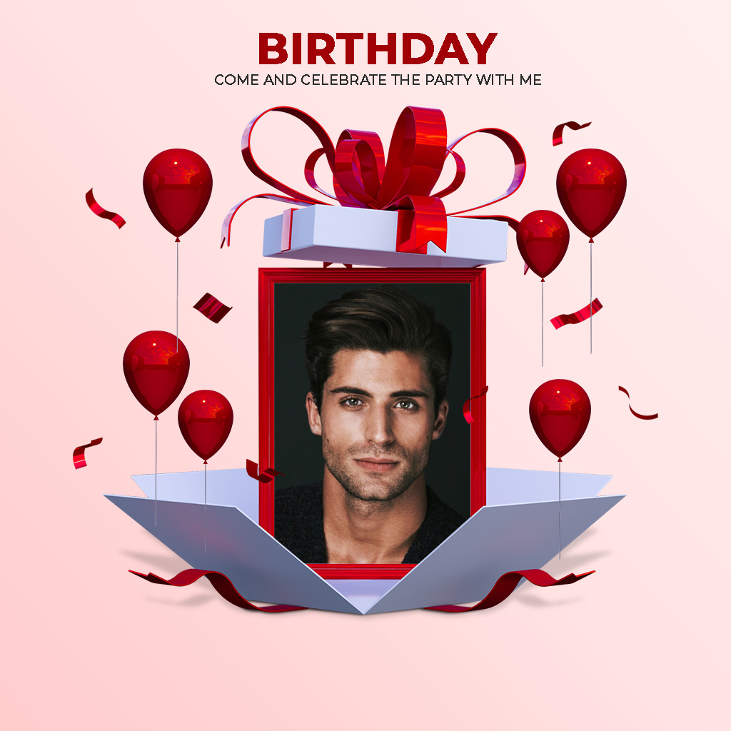 Birthday invitation card🎉🎀