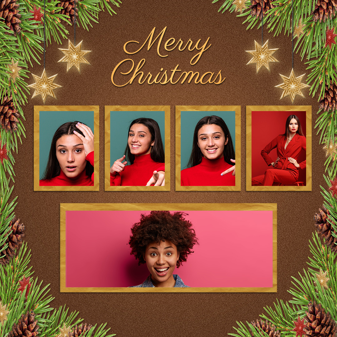 Christmas greeting card🎅🏾🎄