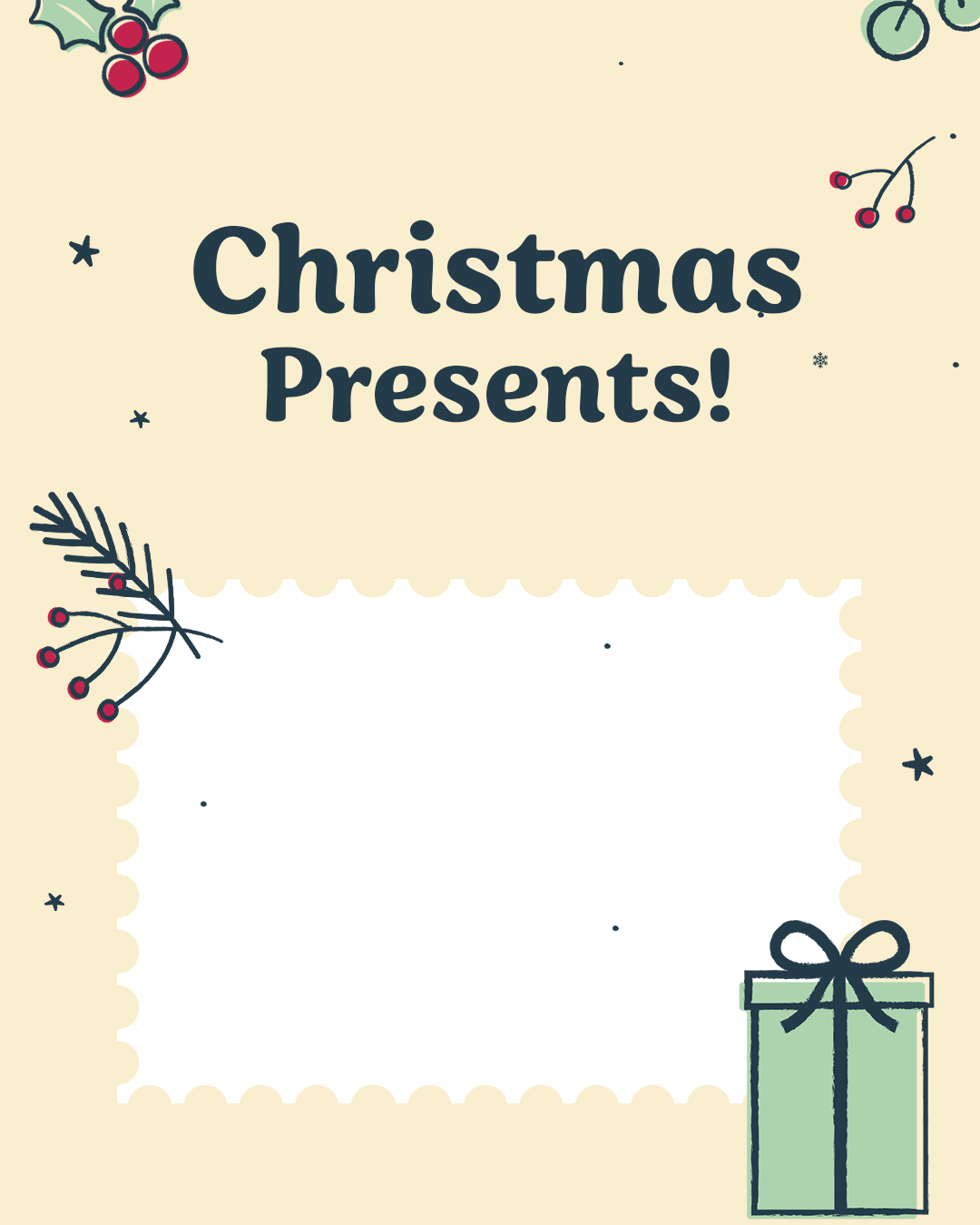 Christmas frame🎅🏾🖼️