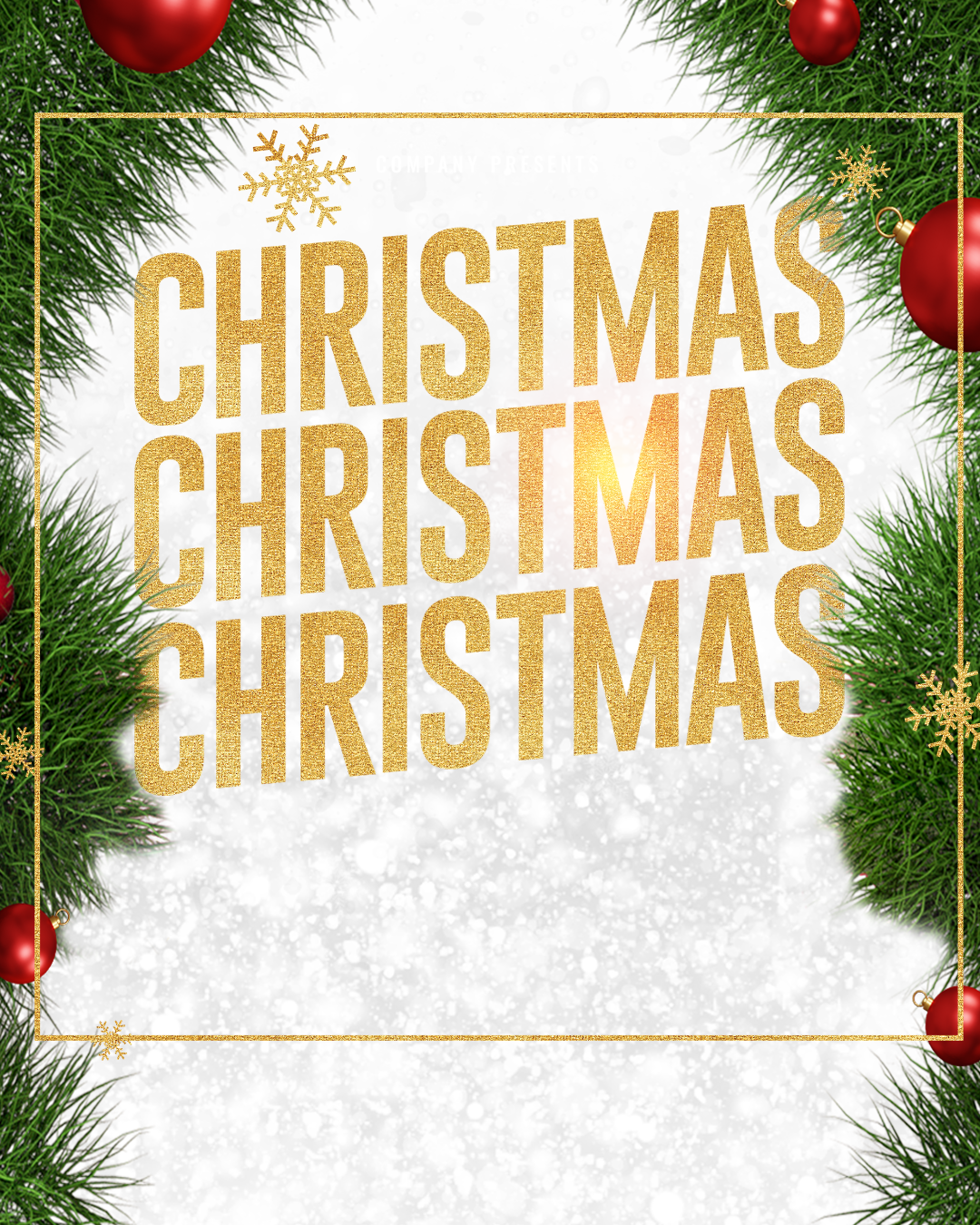 Christmas decorative banner🎅🏾🎁