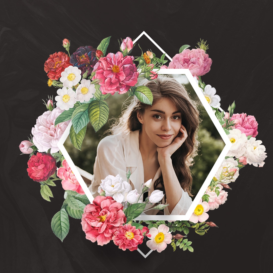 Beautiful Flowers frame🌼🌺