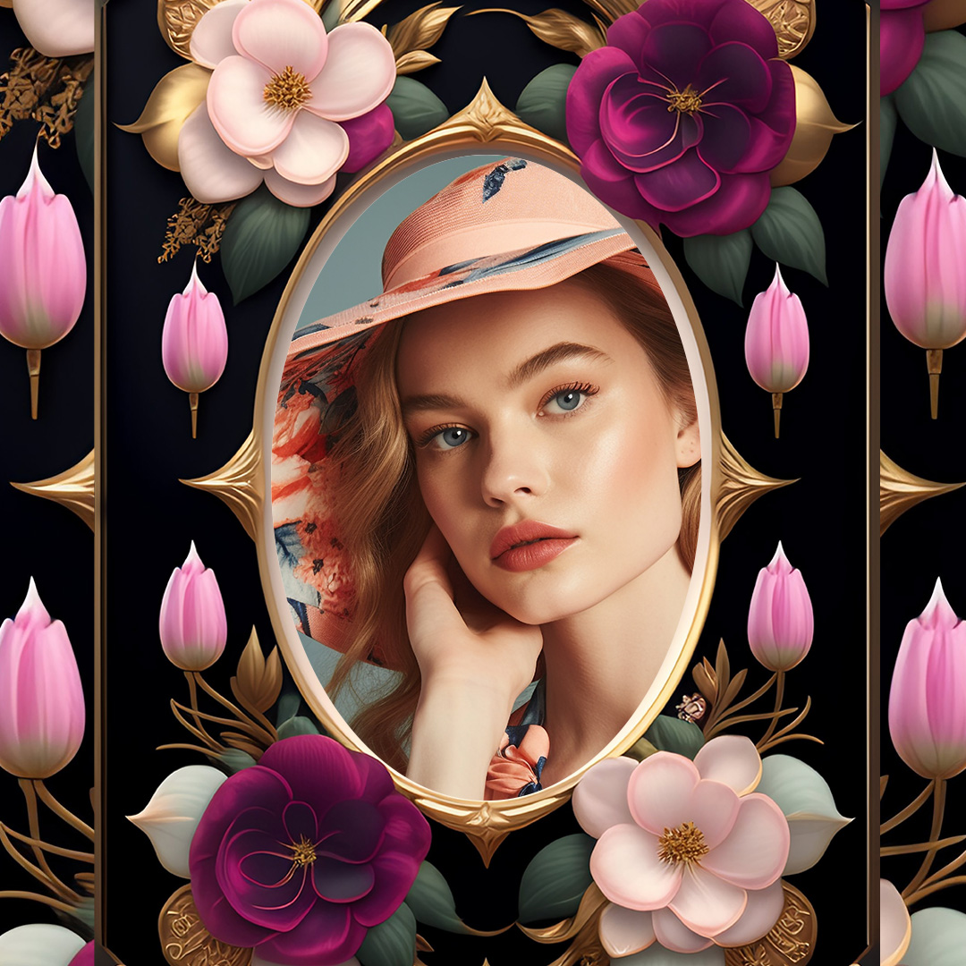 Frame with flowers🌺🌸