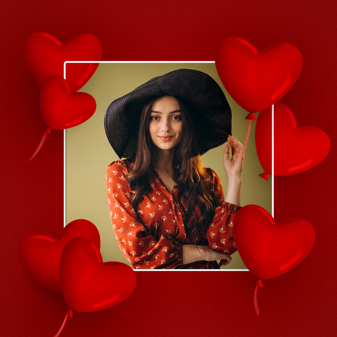 Heart shape frame💗