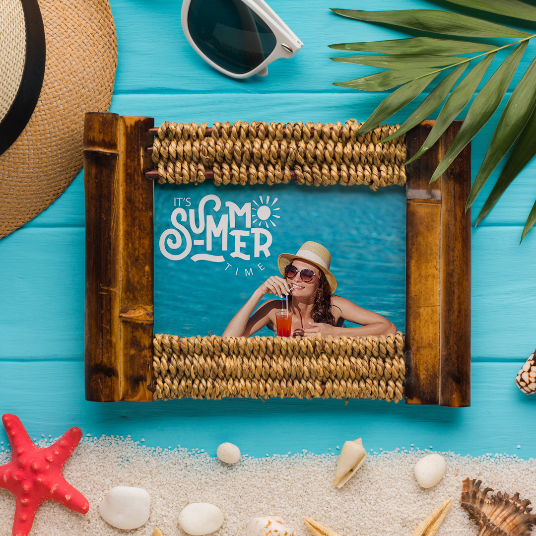 Flat lay photo frame 🖼️