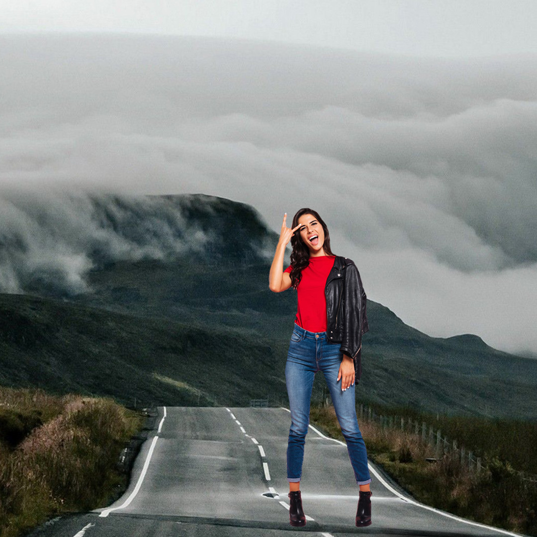 Scenic freeway by the lake