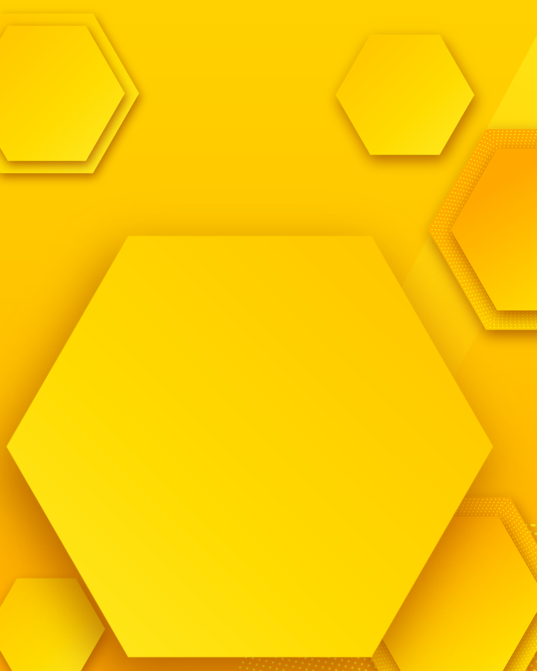 Gradient hexagonal