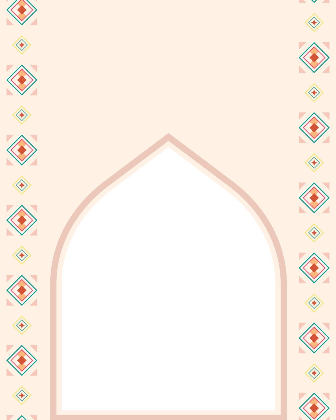 Prayer rug with flowers