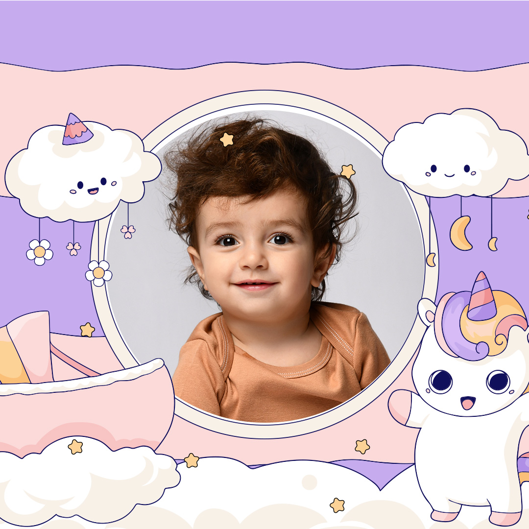 Unicorn Space Border🧸👼