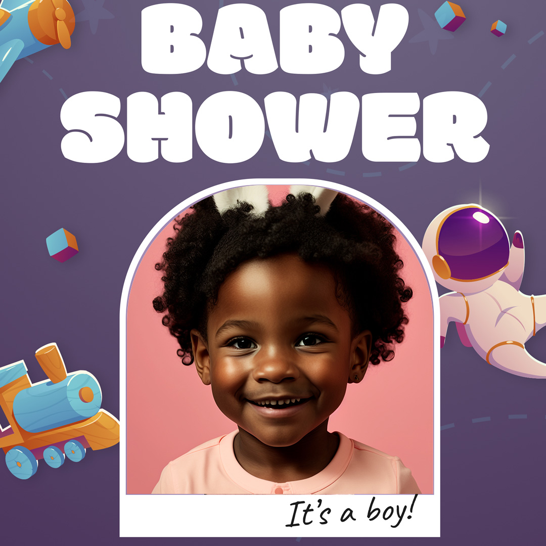 Baby shower card🍼