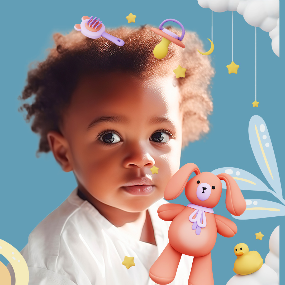 Baby girl on the cloud👧☁️