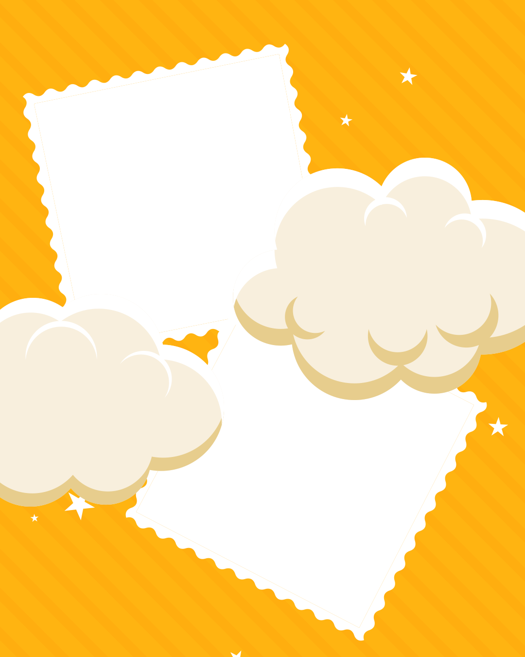 Clouds and stars⭐☁️