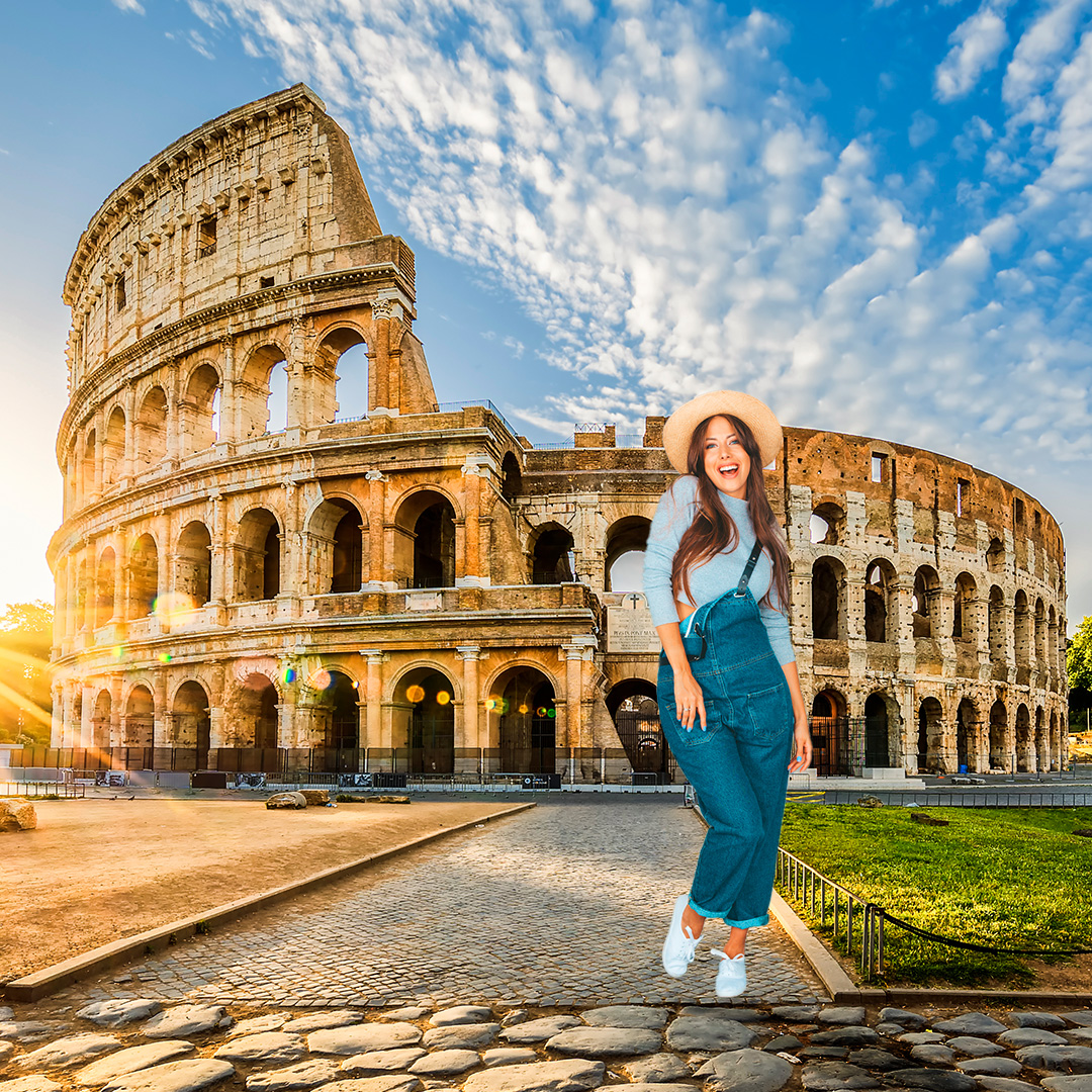 Roman Colosseum in Rome